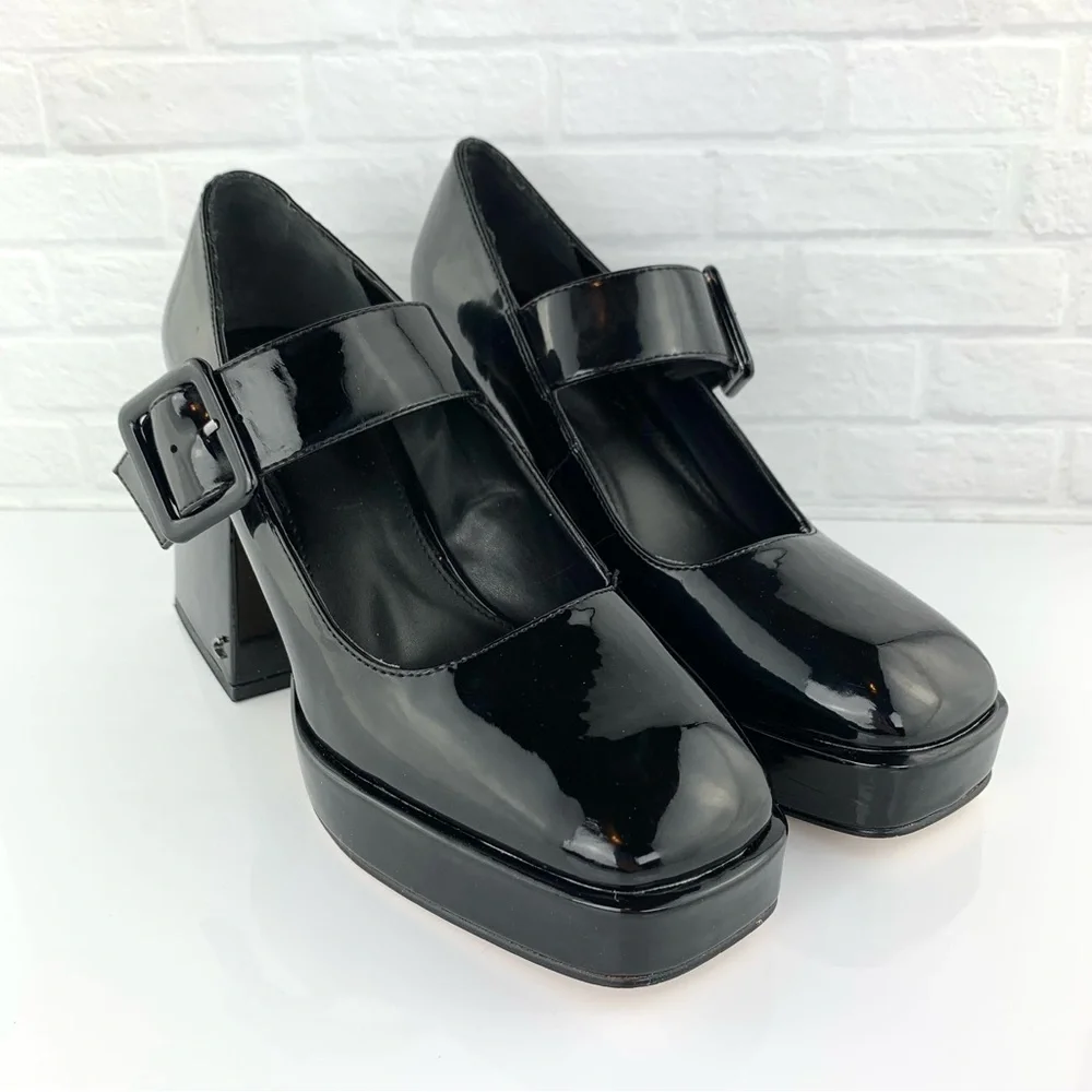 NEW! CIRCUS NY BY SAM EDELMAN Khiara Platform Mary Jane Pumps Heels Size 7.5
